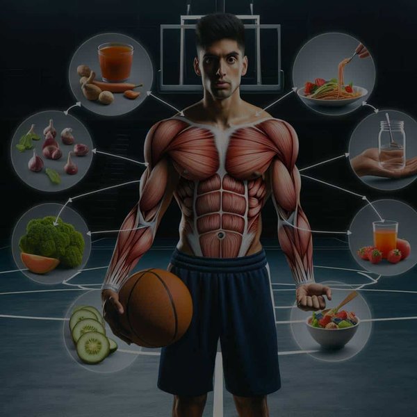 Quel est le rôle de la nutrition dans l'amélioration de l'endurance musculaire pour un joueur de basket ?